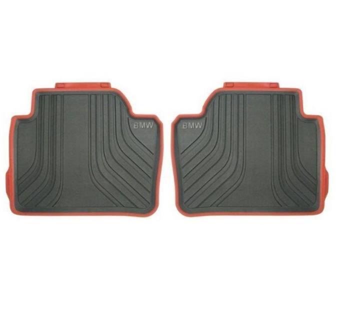 BMW Floor Mat Set - Rear (Black - Carpeted) 51472297427